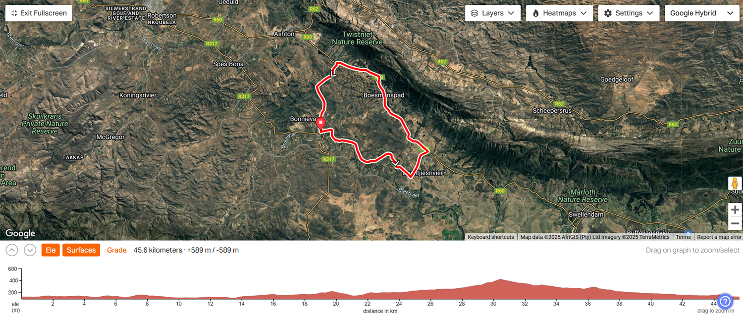 Jan Harmsgat loop 45km
