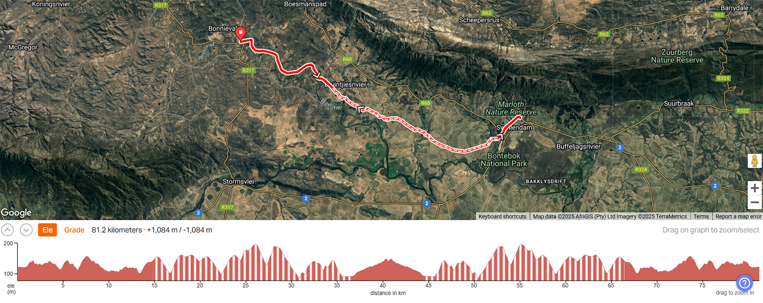 Swellendam unbound 80km